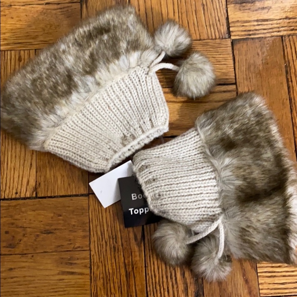 -2 for $15 NWT Charlotte Russe beige boot toppers